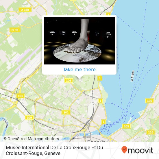 Musée International De La Croix-Rouge Et Du Croissant-Rouge map