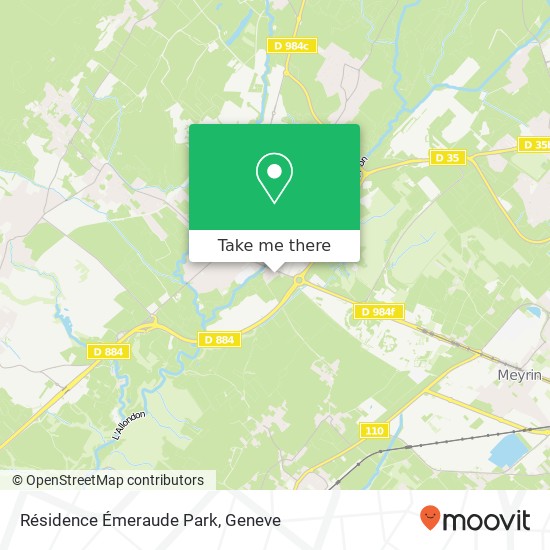 Résidence Émeraude Park map