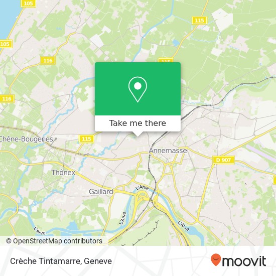 Crèche Tintamarre map