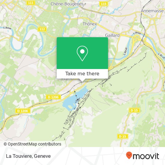 La Touviere map
