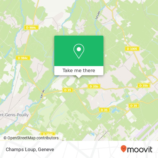 Champs Loup map
