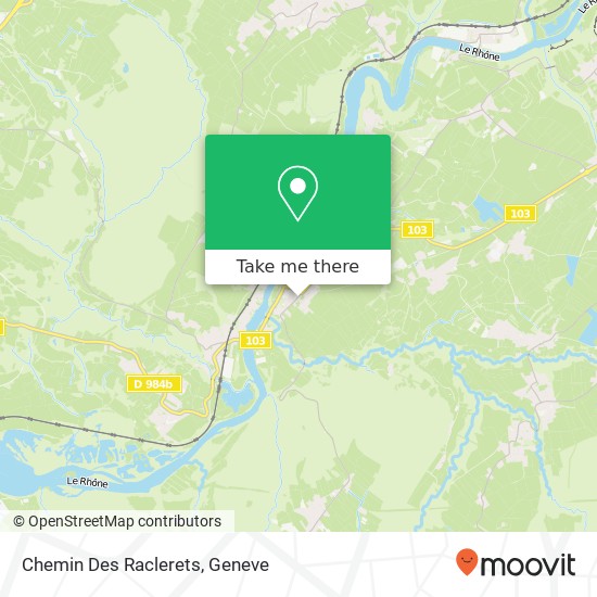 Chemin Des Raclerets Karte