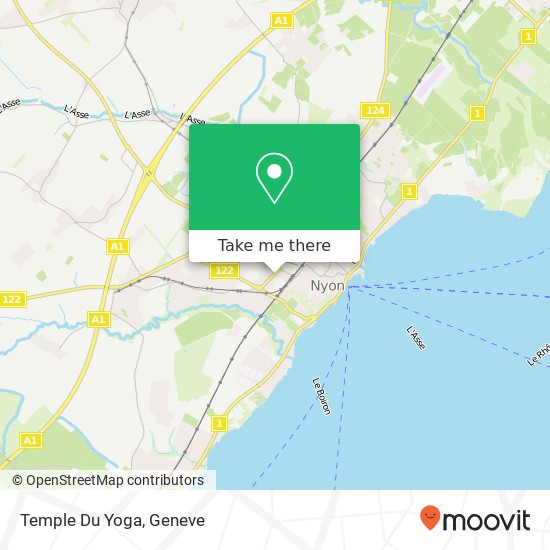 Temple Du Yoga map