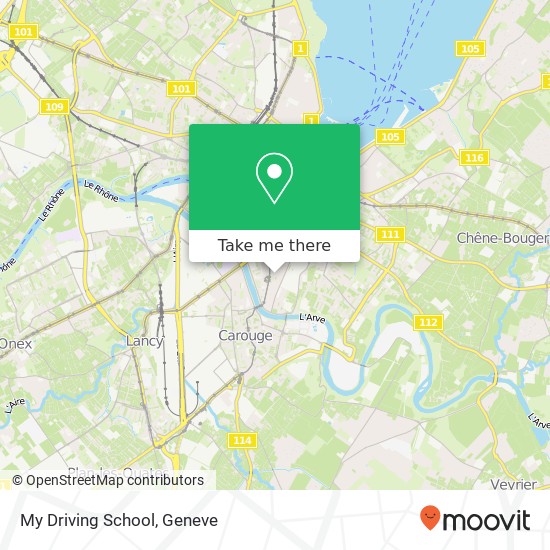 My Driving School map