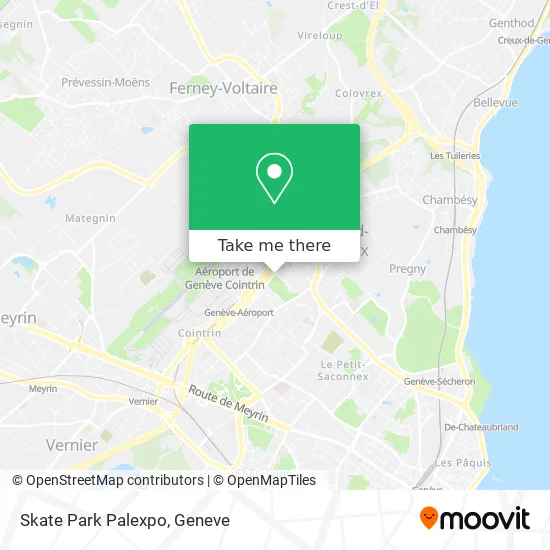 Skate Park Palexpo map