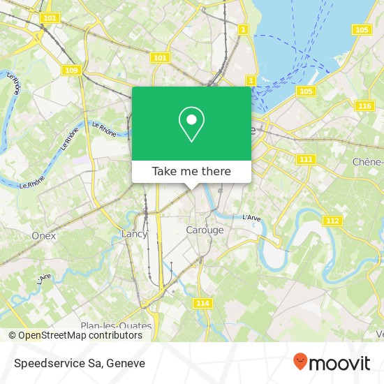 Speedservice Sa map
