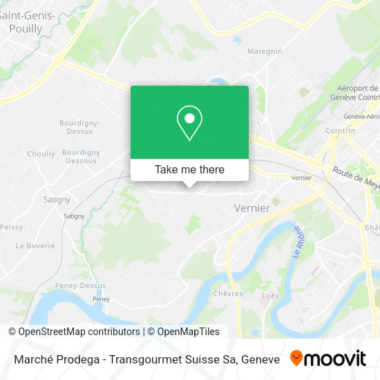 Marché Prodega - Transgourmet Suisse Sa map