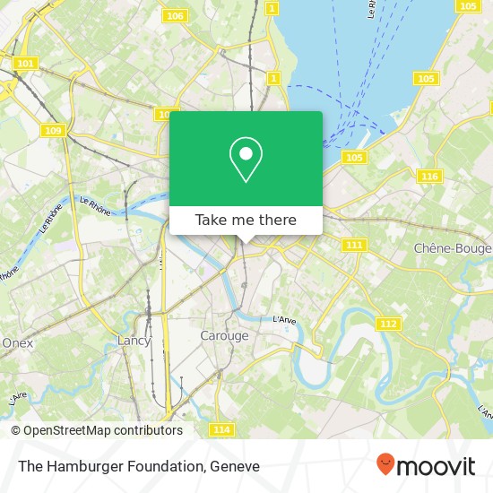 The Hamburger Foundation map
