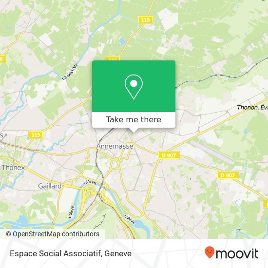 Espace Social Associatif Karte