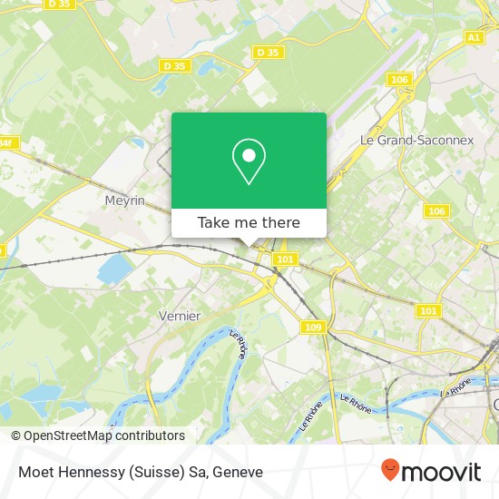 Moet Hennessy (Suisse) Sa map