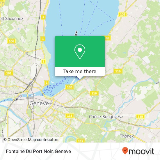 Fontaine Du Port Noir map