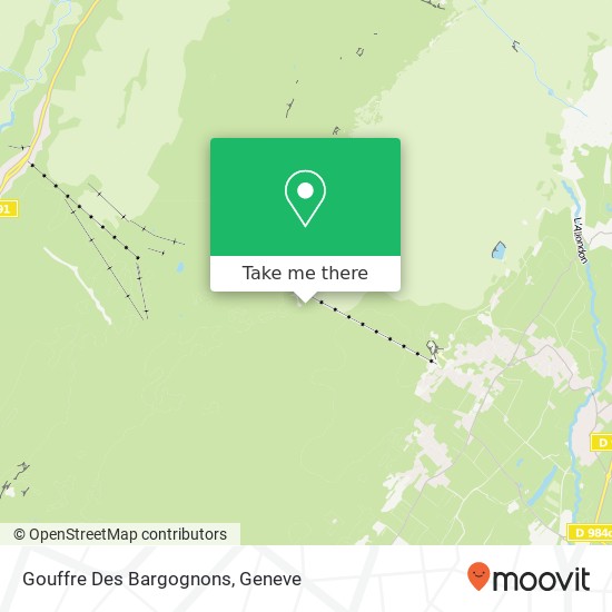 Gouffre Des Bargognons map