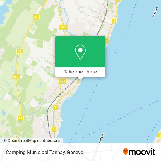 Camping Municipal Tannay map