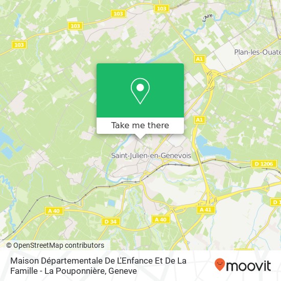 Maison Départementale De L'Enfance Et De La Famille - La Pouponnière map