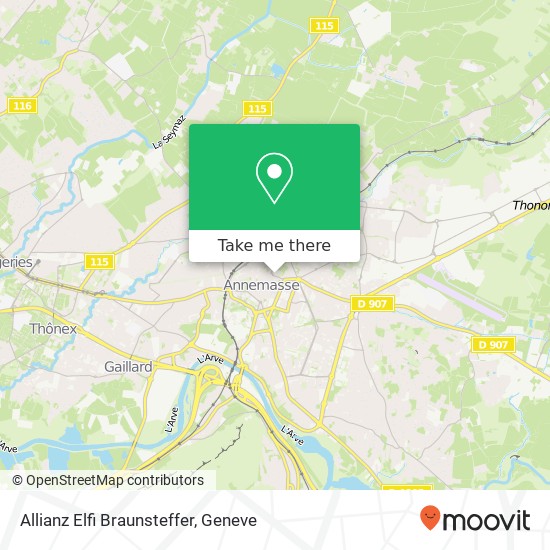 Allianz Elfi Braunsteffer map