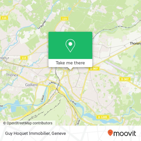 Guy Hoquet Immobilier map