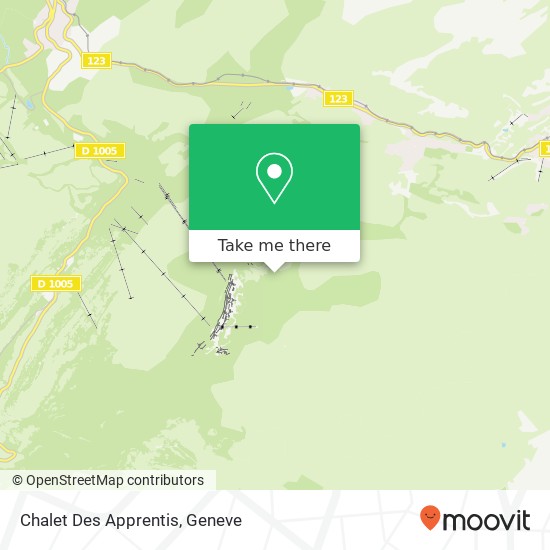 Chalet Des Apprentis map