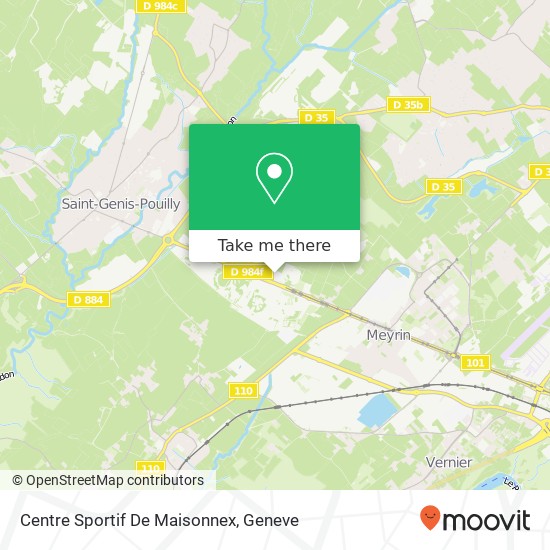 Centre Sportif De Maisonnex map