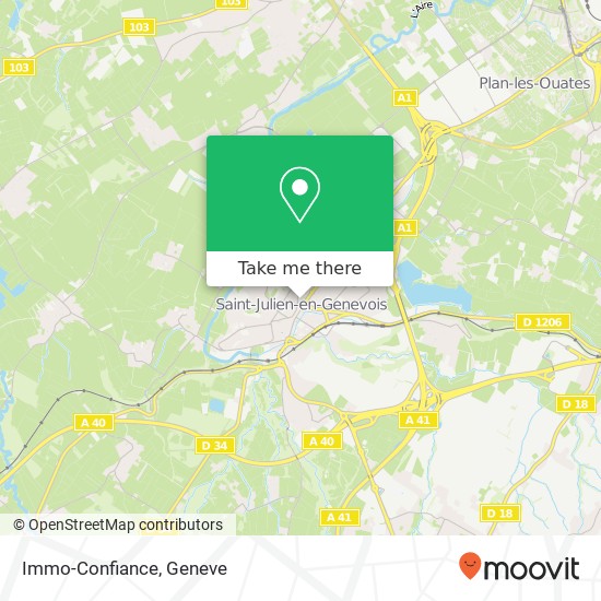 Immo-Confiance map