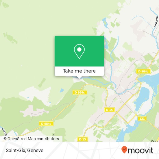 Saint-Gix map