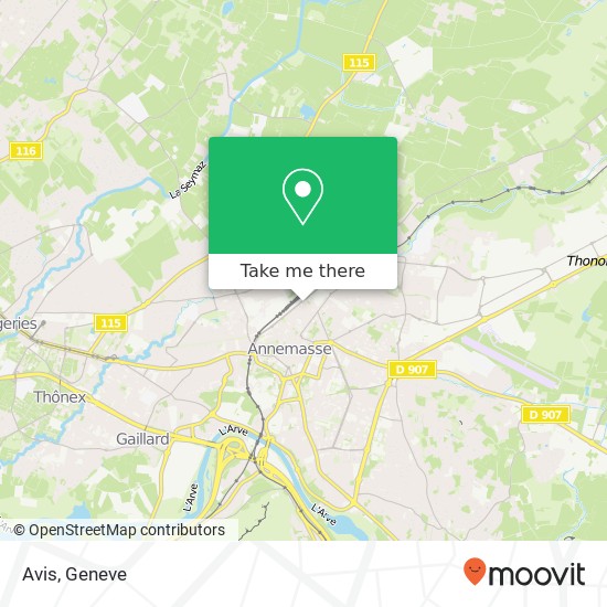 Avis map