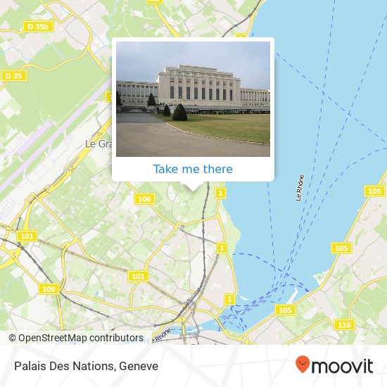 Palais Des Nations Karte