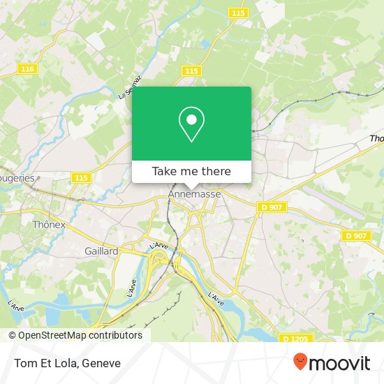 Tom Et Lola map