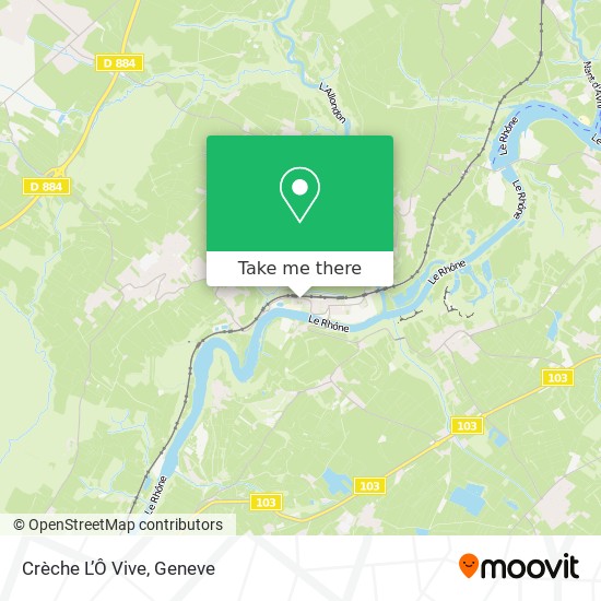 Crèche L’Ô Vive map