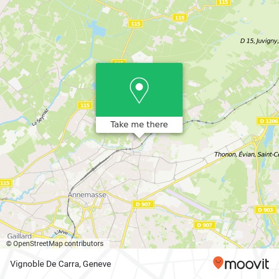 Vignoble De Carra map