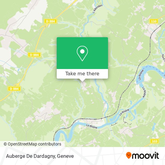 Auberge De Dardagny Karte
