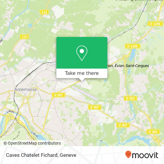 Caves Chatelet Fichard map