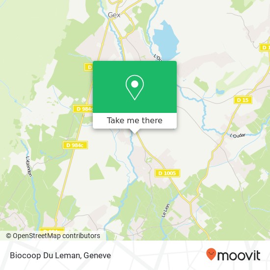 Biocoop Du Leman map