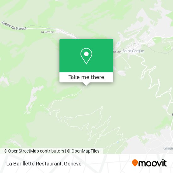 La Barillette Restaurant Karte