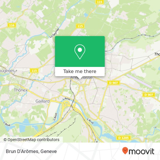 Brun D'Arômes map