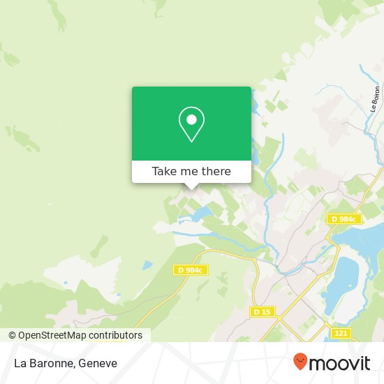La Baronne map