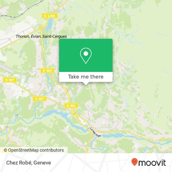 Chez Robé map