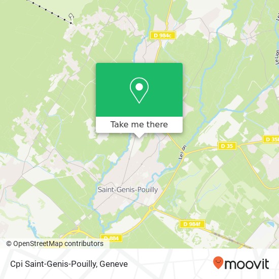 Cpi Saint-Genis-Pouilly Karte