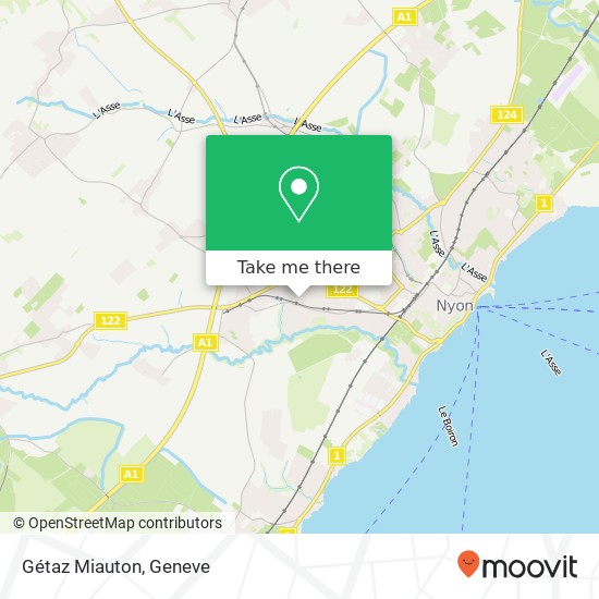 Gétaz Miauton map