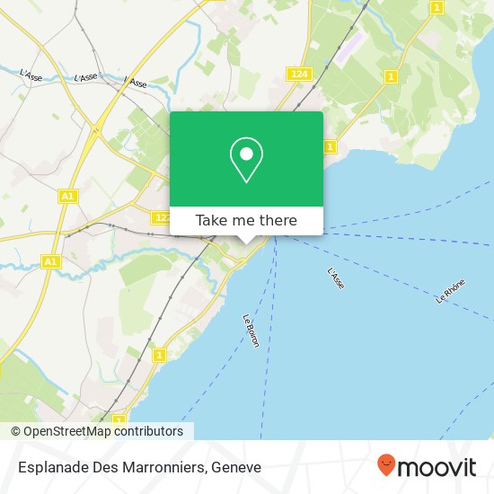 Esplanade Des Marronniers Karte