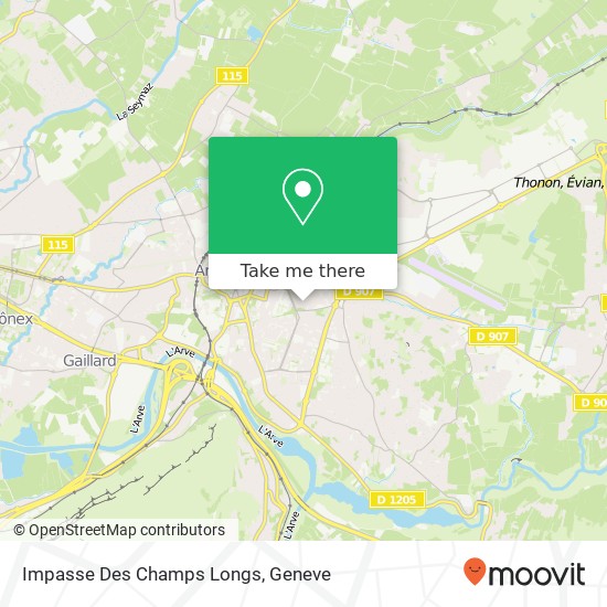 Impasse Des Champs Longs map