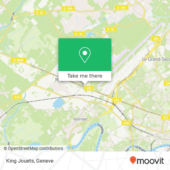 King Jouets map