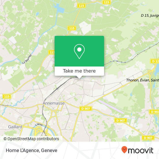 Home L'Agence map
