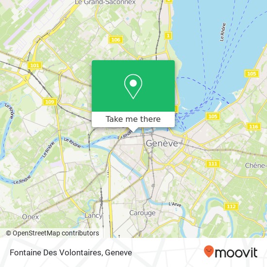 Fontaine Des Volontaires map