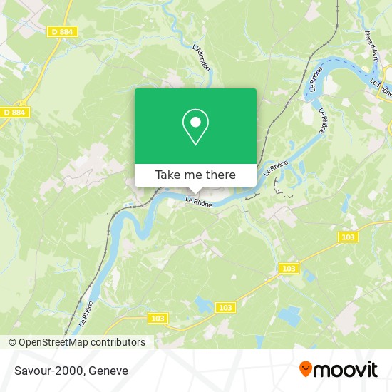 Savour-2000 map