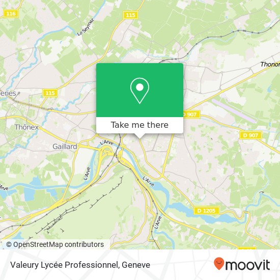 Valeury Lycée Professionnel map