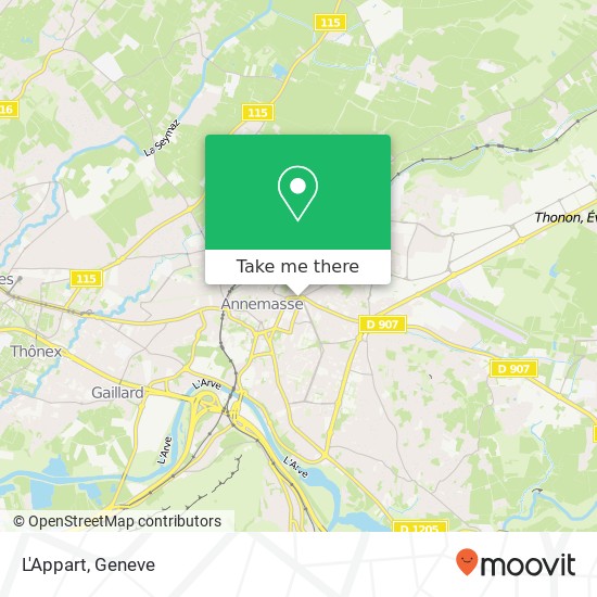 L'Appart map