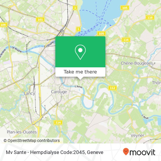 Mv Sante - Hempdialyse Code:2045 map