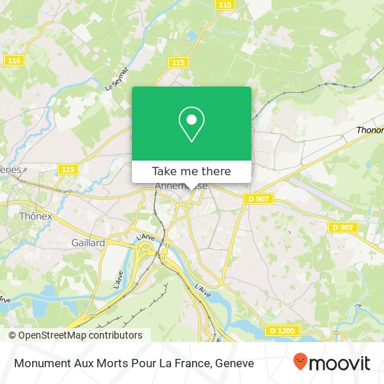 Monument Aux Morts Pour La France map