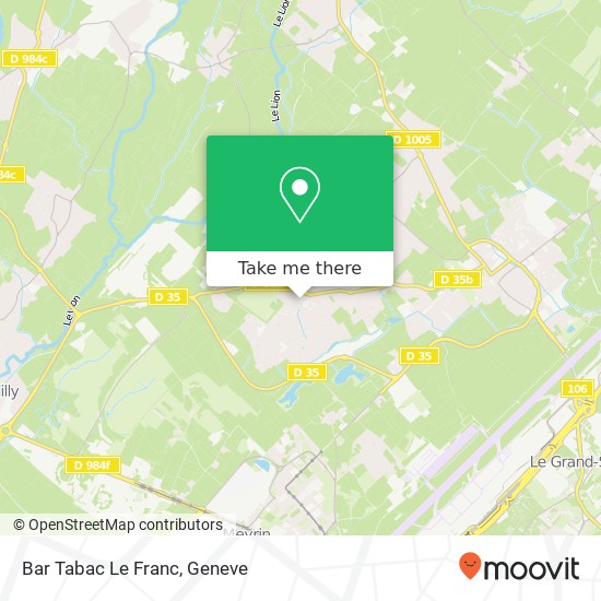 Bar Tabac Le Franc map