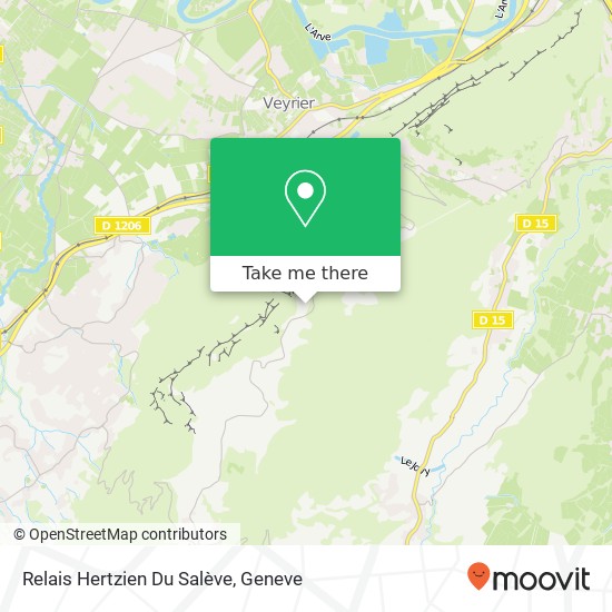 Relais Hertzien Du Salève map